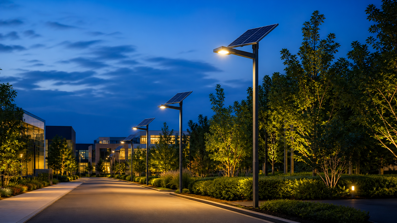 Solar street-lighting system