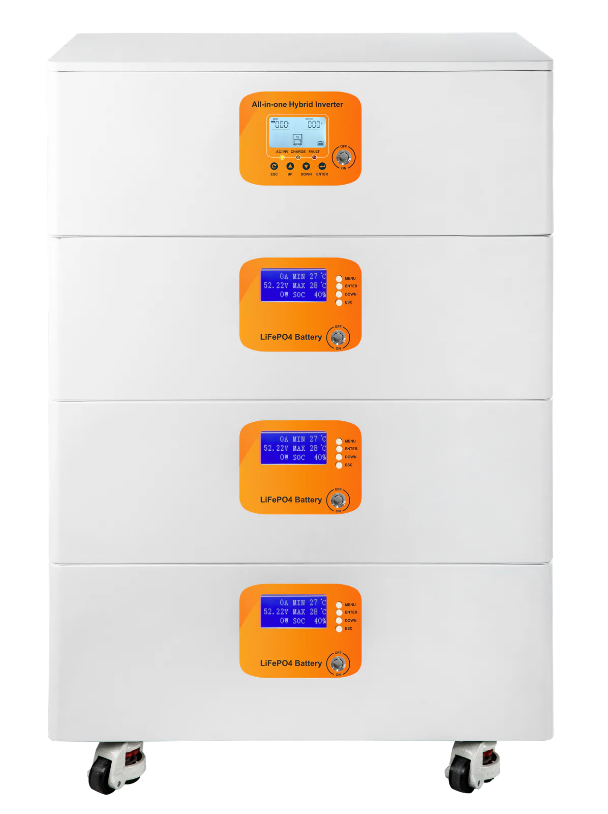 KEZHUN 10kW and 45kWh stacked energy storage system
