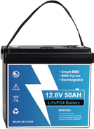 BP 128050 12.8 V 50 Ah LiFePO4 Battery